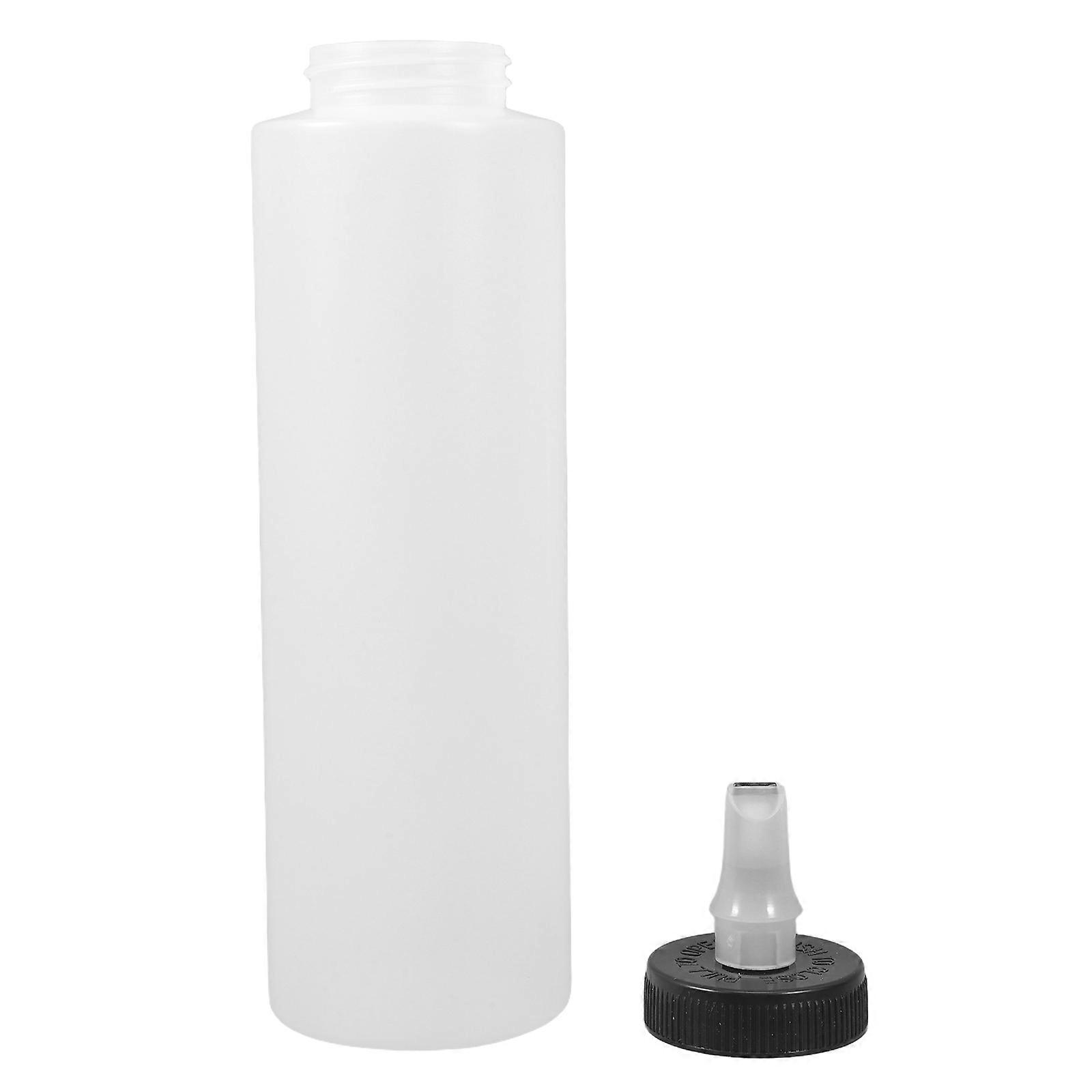Car Self Cleaning Dispenser Bottle for Wax and Polishing Compounds, Plastic Squeeze Bottle with Precision Cap for Automotive Maintenance