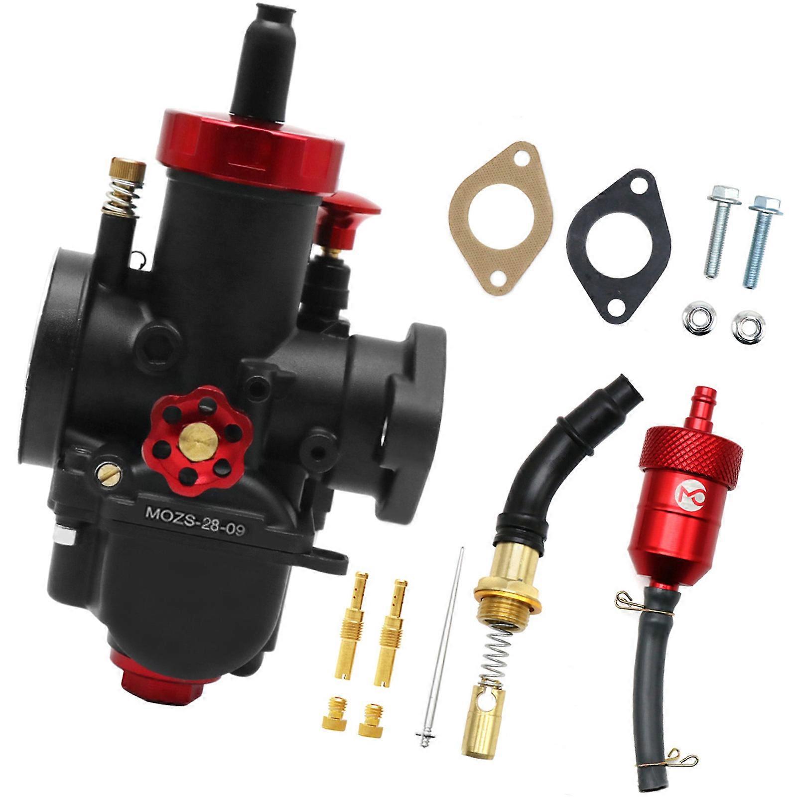 Easy Installation Carburetor for DT100 RX125 RX135 YB50 YB80 YB100 T50 T80 Dirt Pit Bikes Optimizing Engine Performances 28mm