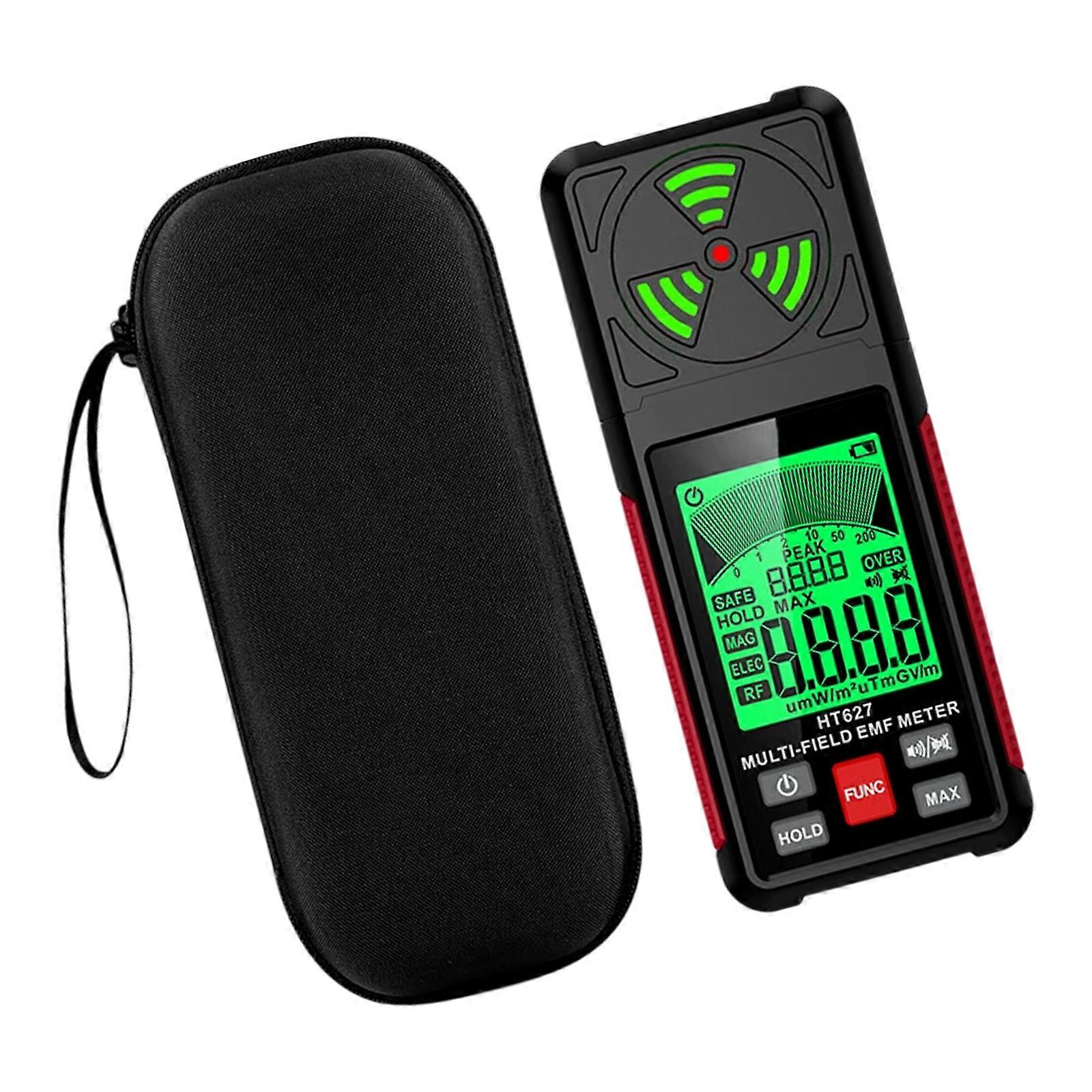 Hunting Detector Portable Radiation Tester Electromagnetic Radiation Detector Meter Radio Frequency Detector Multicolor