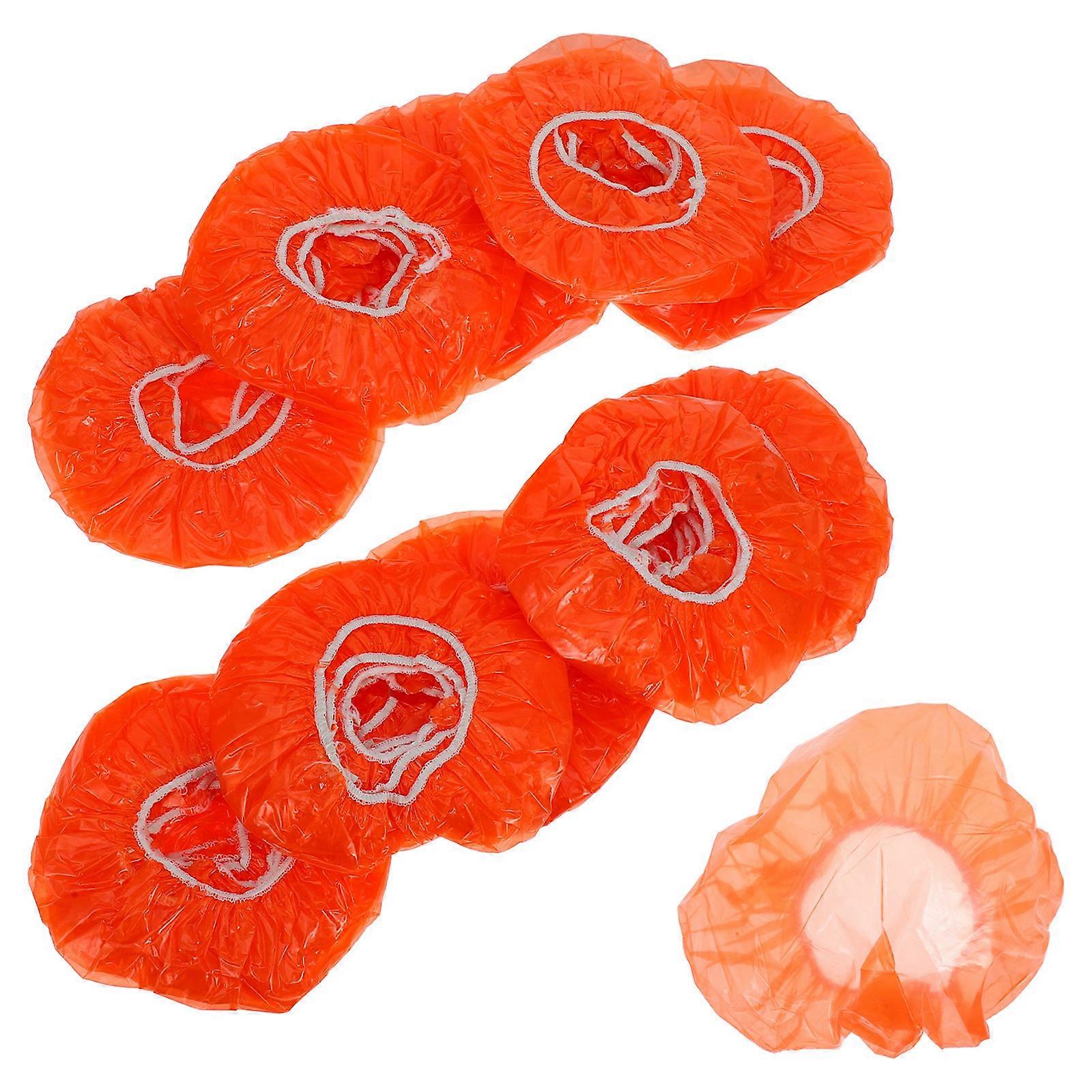Orange Detector Cover 16cm For Detectors Prevent False Alarms 100Pcs