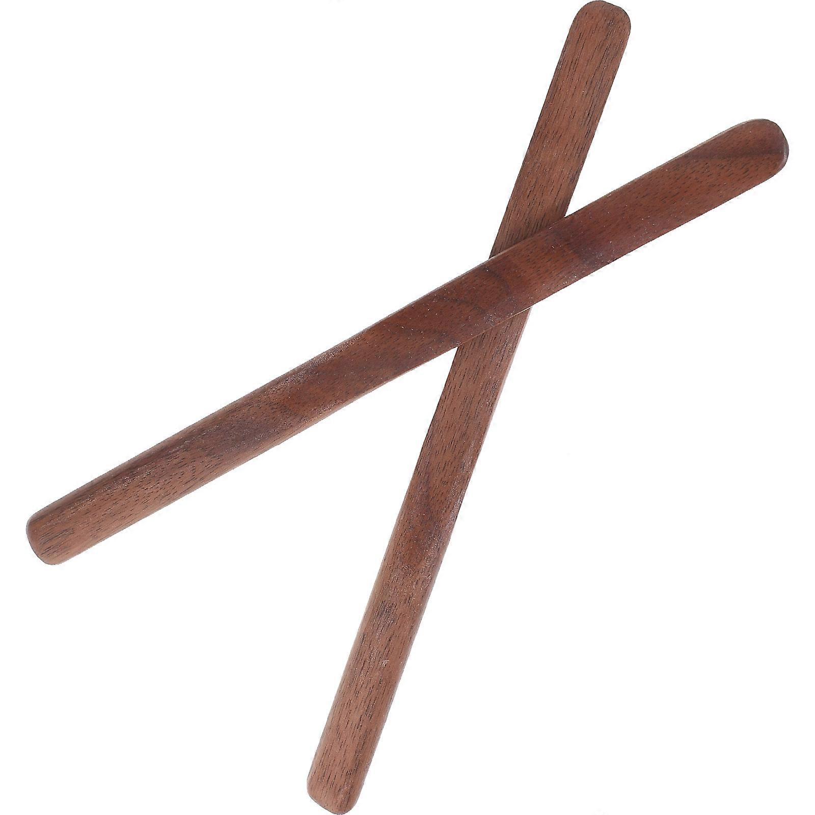 2pcs Wooden Sourdough Bread Mixing Stir Sticks Paddle and Wonton Filling Spoon
