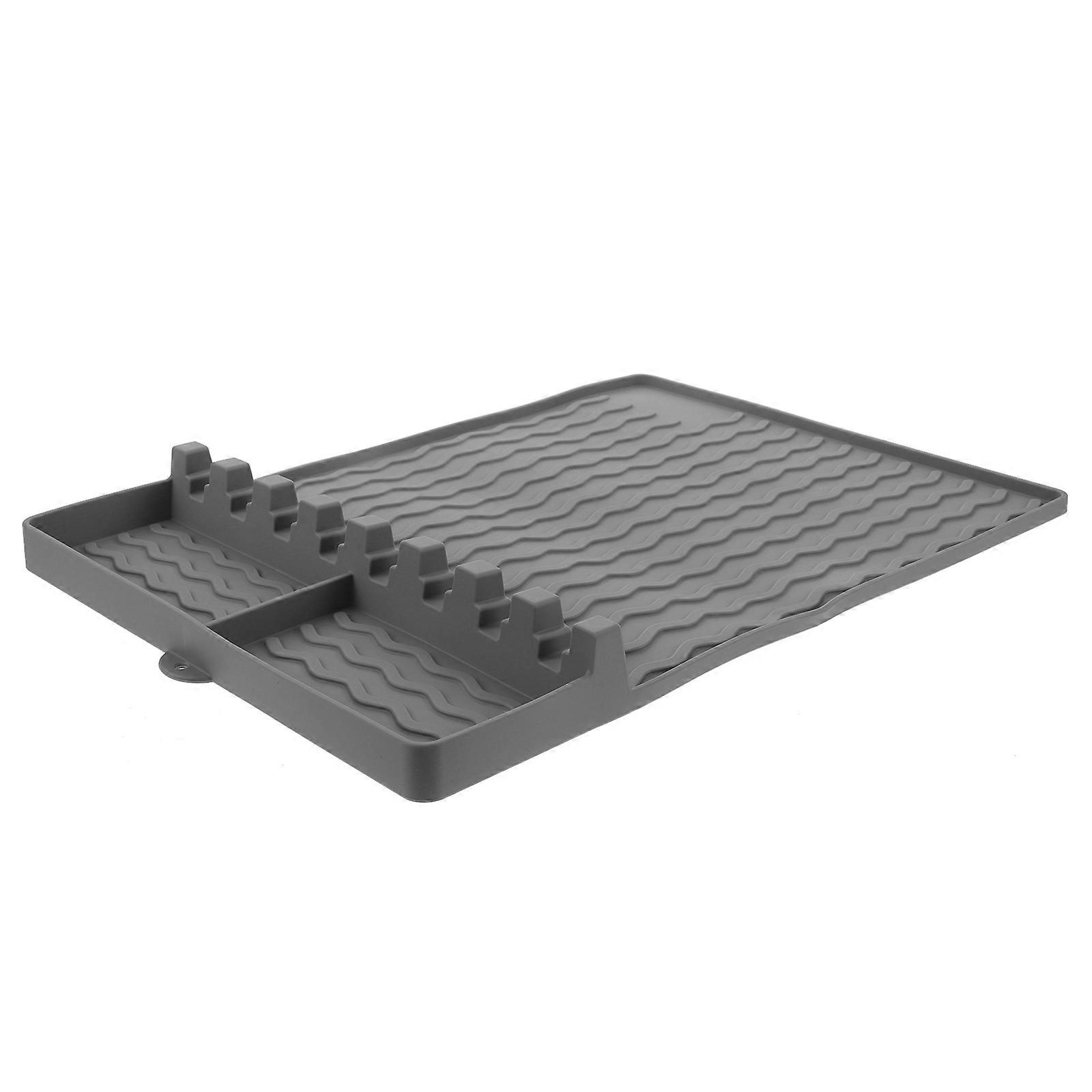 Silicone Griddle Tools Mat for Home Grey Vibrant Color Multipurpose Grill Side Shelf Kitchen Counter Mat