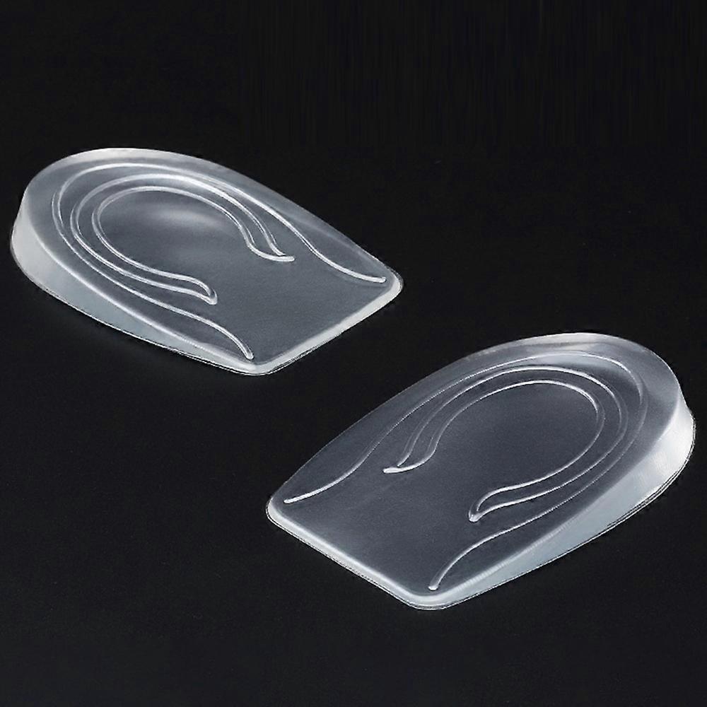 1 Pair Shoe Lifts for Women Silicone 1cm Inner Heightening Insole Shoe Inserts