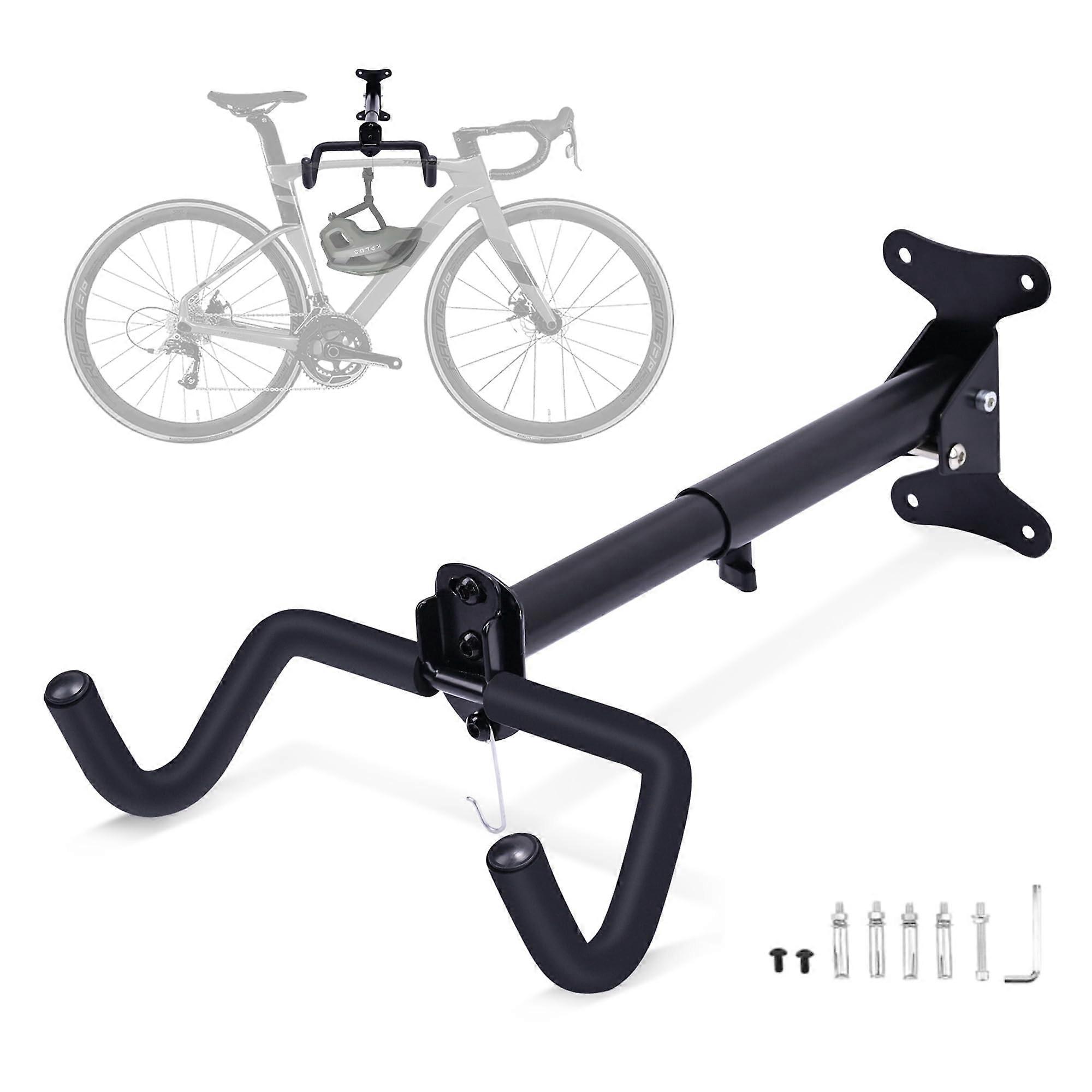 Bicycle Wall Mount Up To 30 Kg, Foldable Wall Mount With Frame Protection For Road, MTB, E-Bikes, Garage And Home