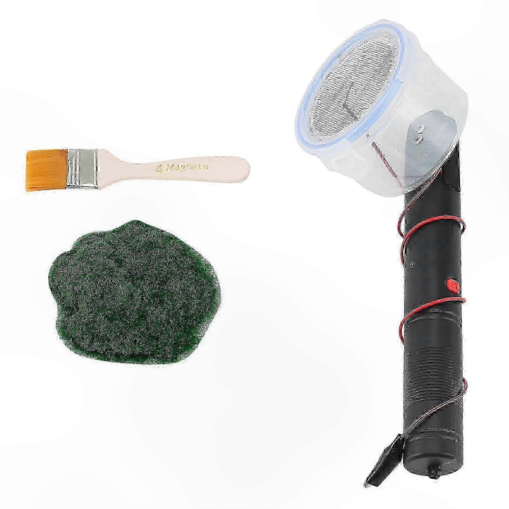 Plastový vločkovací nástroj s protiskluzovou rukojetí pro DIY scénické projekty Sada statických aplikátorů trávy