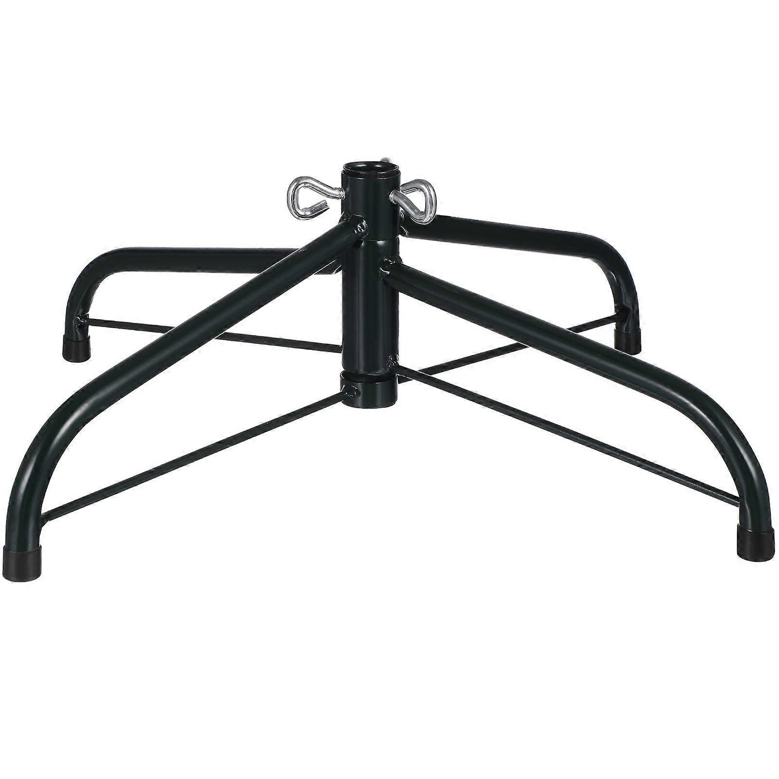 Christmas Tree Stand For Artificial Christmas Tree With Design And Stable Fixation Green 1Set