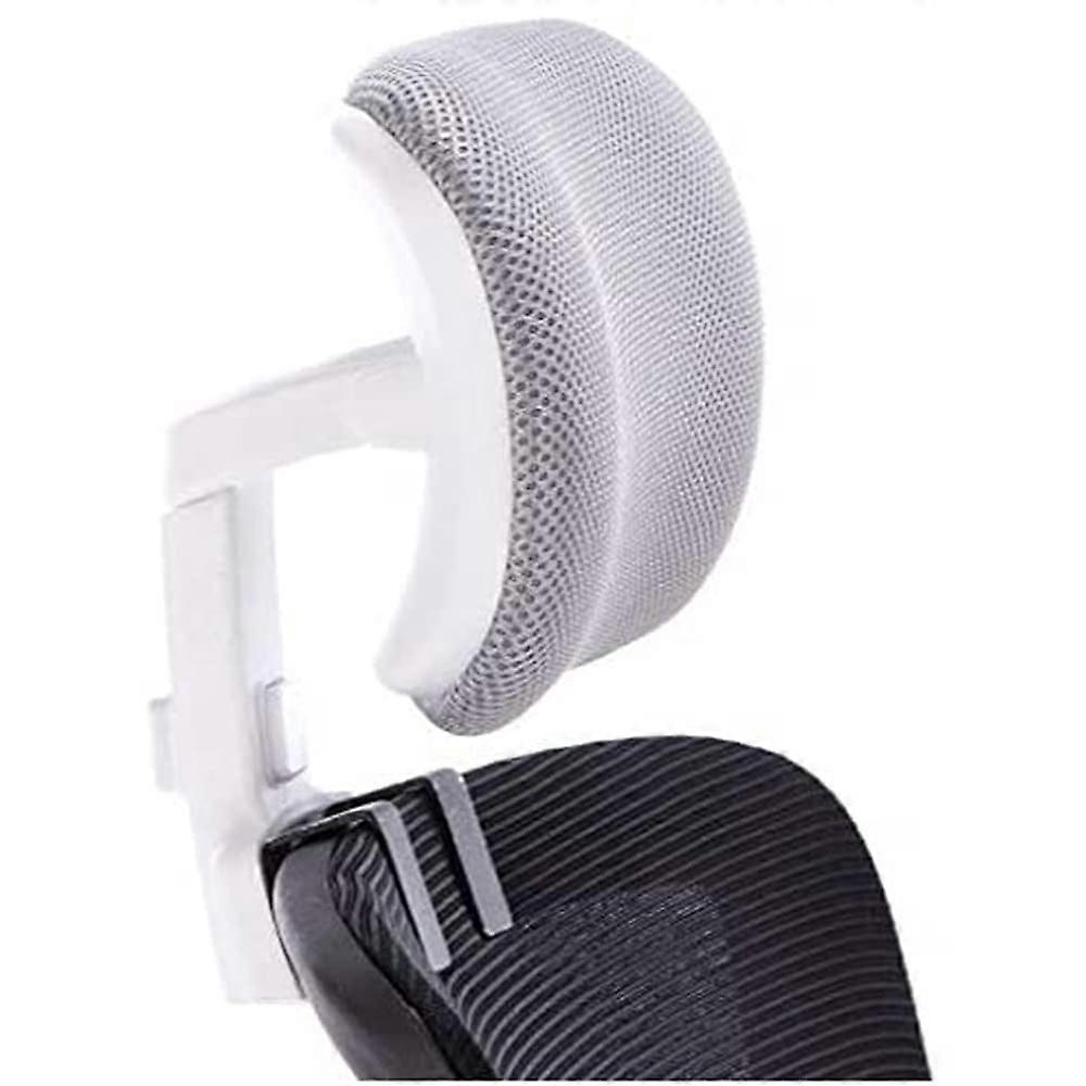 Adjustable Padded Headrest Cushion Comfortable Wheelchair Neck Support Pillow Grey