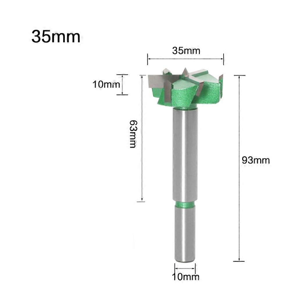 35/40/45/53/60/70mm Hole Saw Drill 3 Teeth Forstner Tips 89-93mm Three Blades Round Shank Woodworking Carbide Drilling Tools