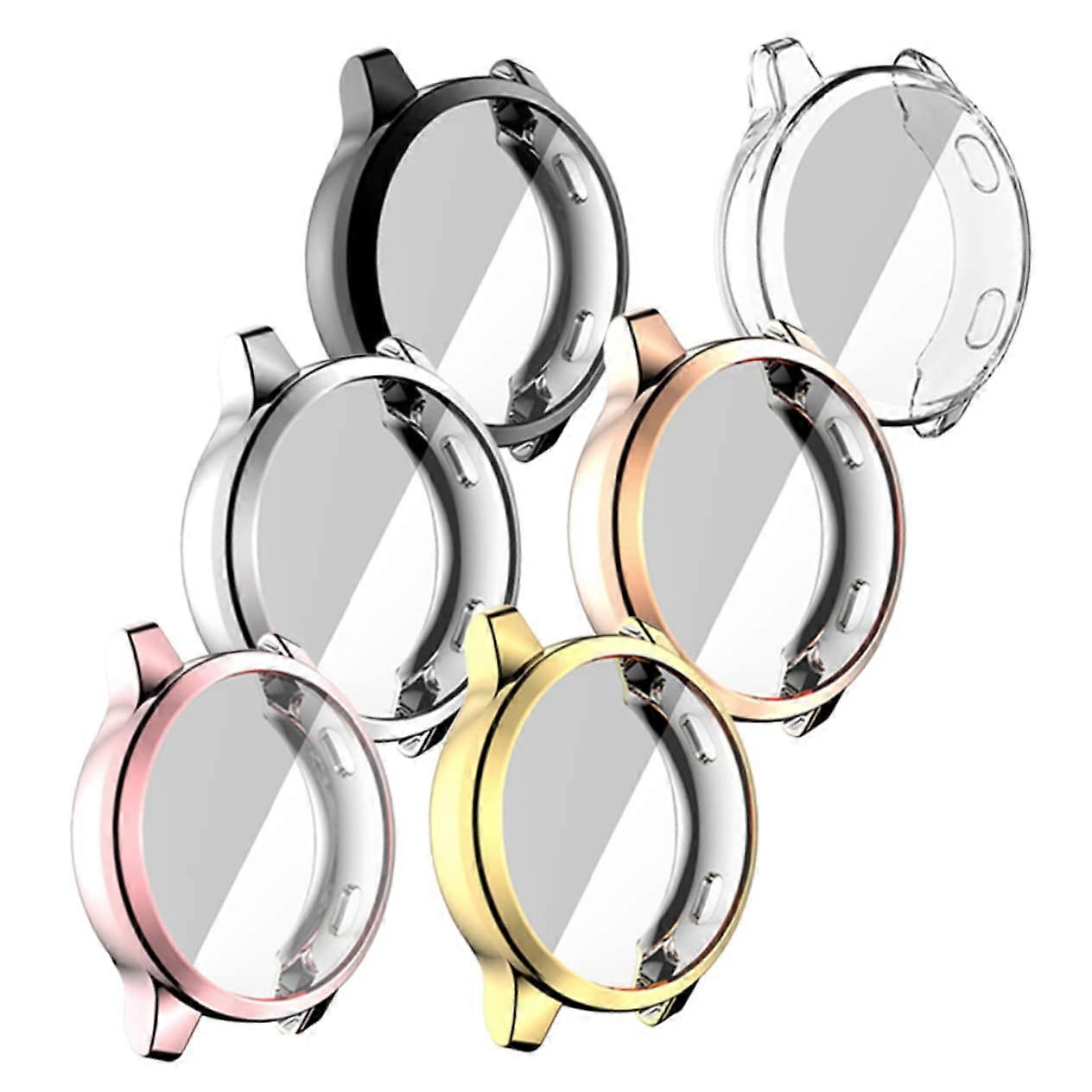 TPU Protective Case for Garmin Venu Smartwatch - 6-Piece Scratch-Resistant Durable Cover with Elegant Design for Sports