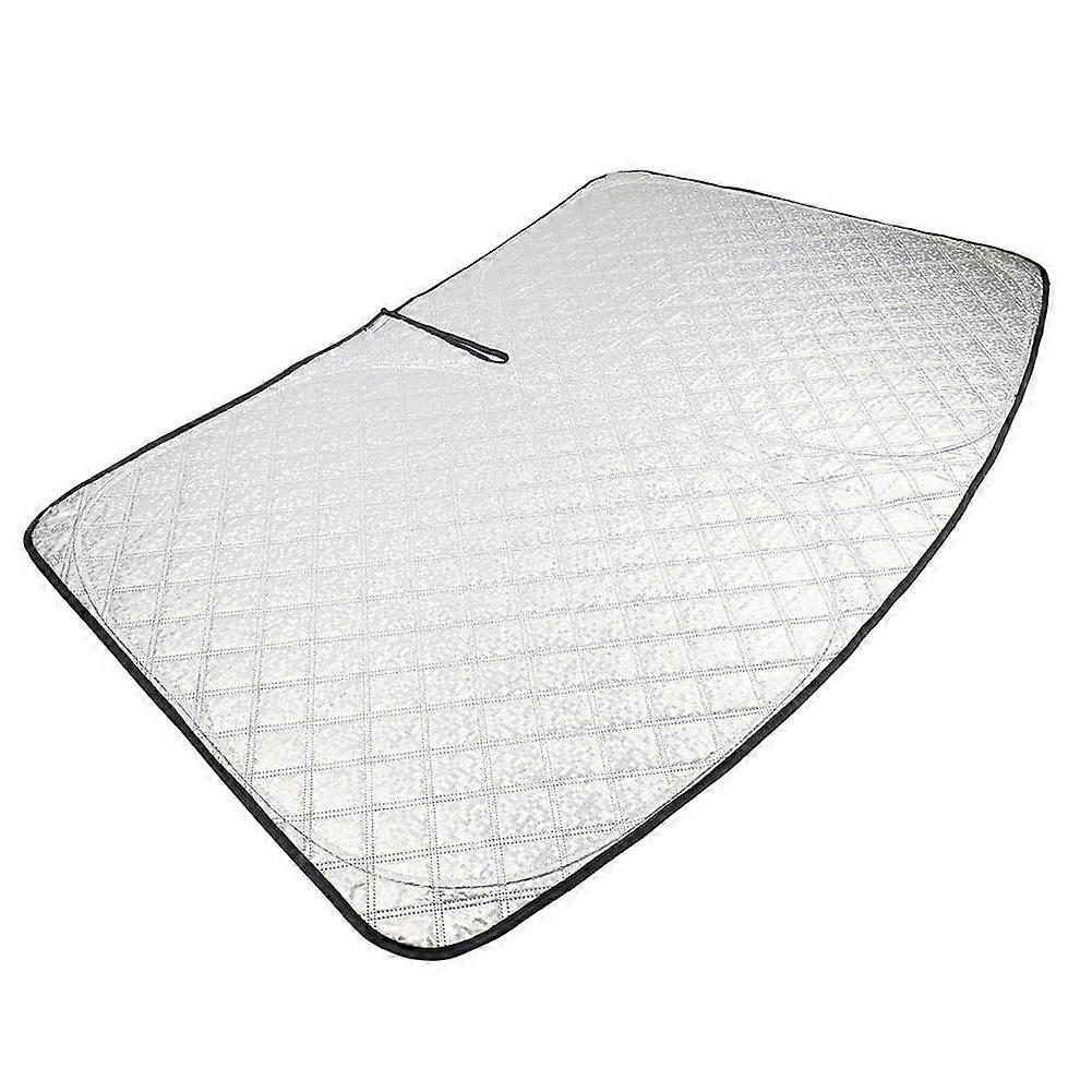 Visor Protector for Bronco 2021-2025, Custom Foldable Car Windshield Sun Shade, Aluminium Coating, Cotton and Oxford Composite