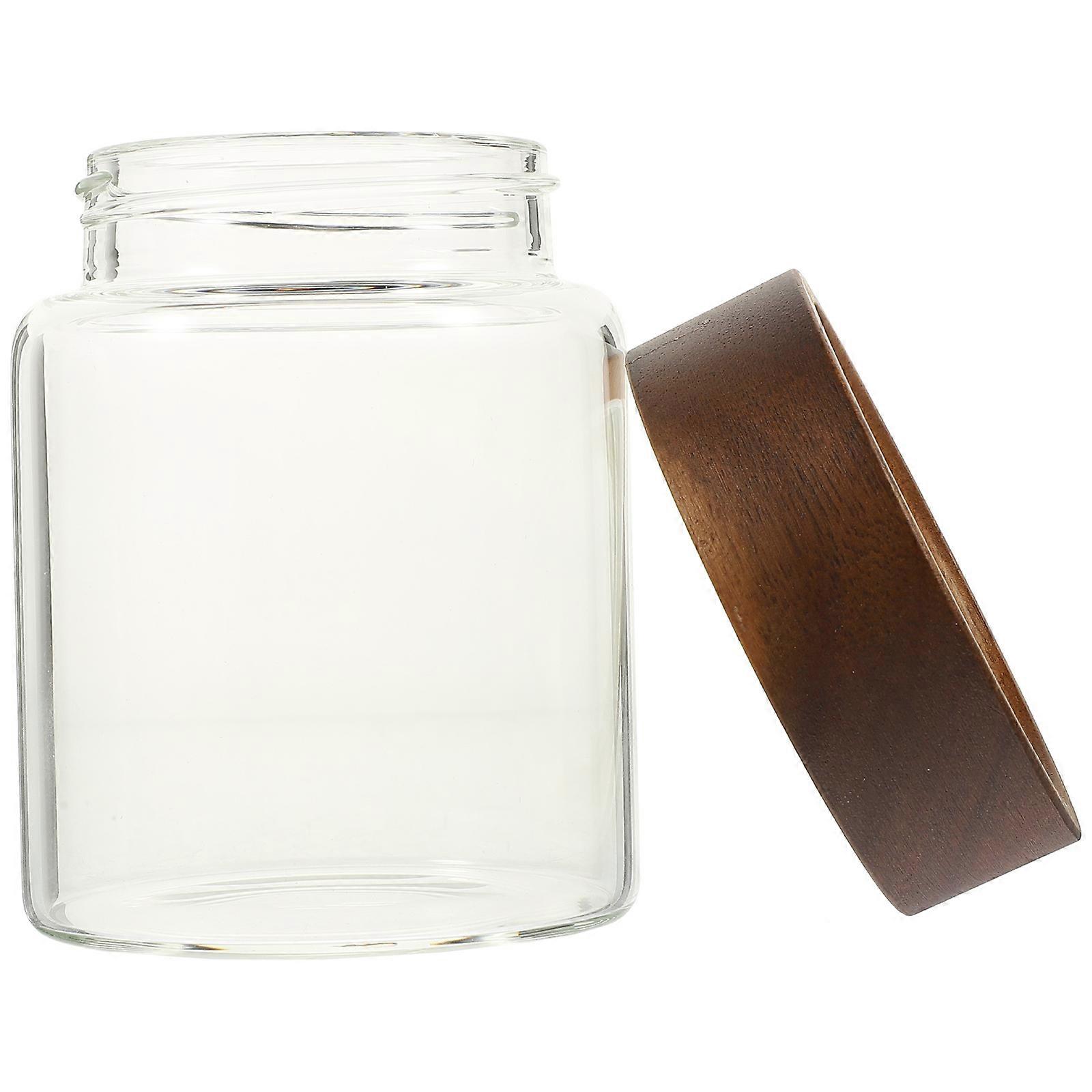 Transparent Silicone Coffee Bean Canister with Airtight Seal Wide Opening for Storage Use 350ml