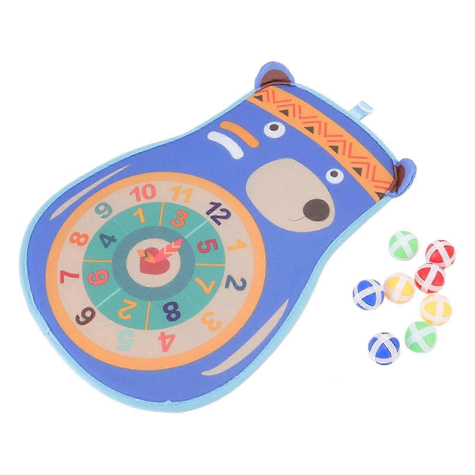 Double-Sided Cartoon Dartboard for Educational Play in UK Nurseries