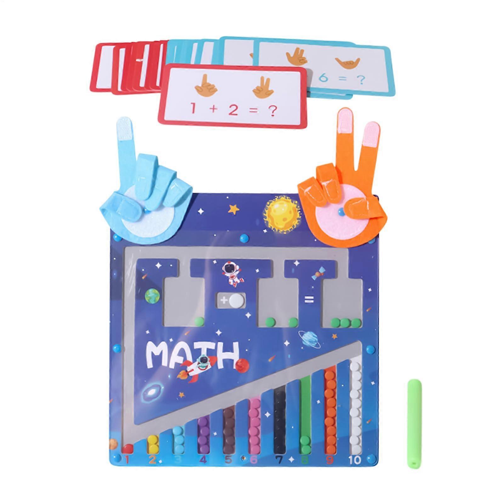 Mathematics Learning Toy for Counting and Numbers with Blocks | Educational Magnetic Counting Maze for 2-4 Year Olds