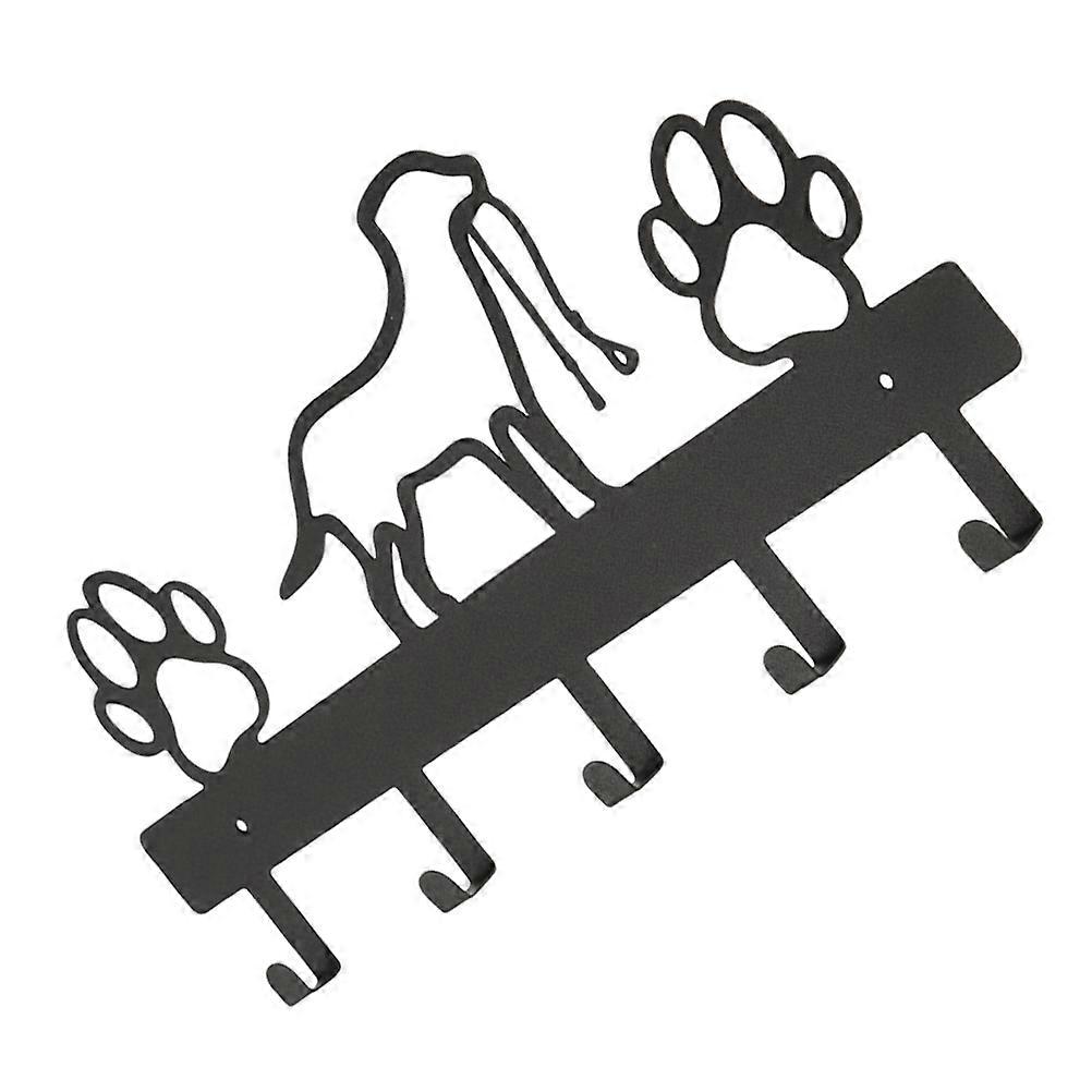 Iron Coat Hook Rack Designed For Homeowners Perfect For Storing Hats And Keys 1 Set