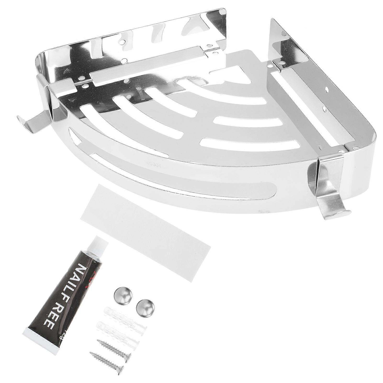 Bathroom Shower Shelf Corner Storage Rack Toilet Wall Shelf Shower