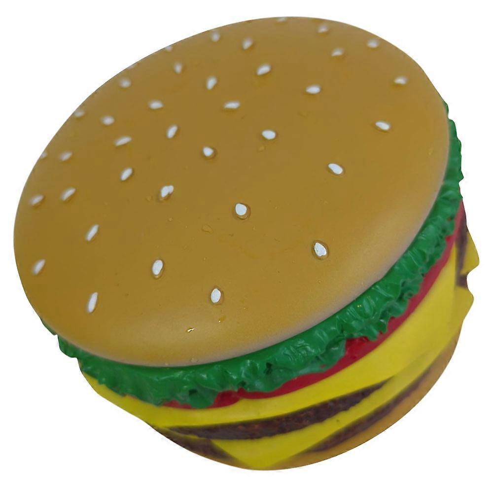 Hemoton Cute Hamburger Shaped Jewelry Box 1 Set Trinket Container
