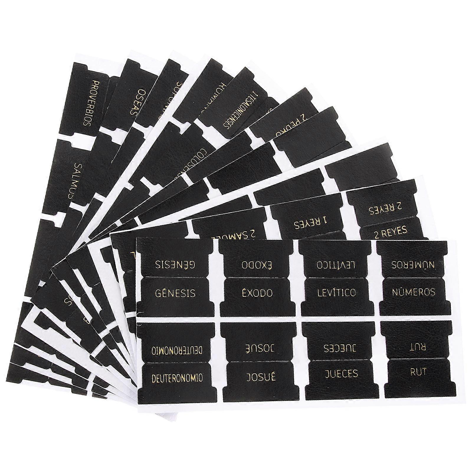 Blank Bible Tabs 80 Pcs Handmade Bible Indexing Tabs Crafted For DIY Projects And Bible Study With Premium PU Material For All Age Groups