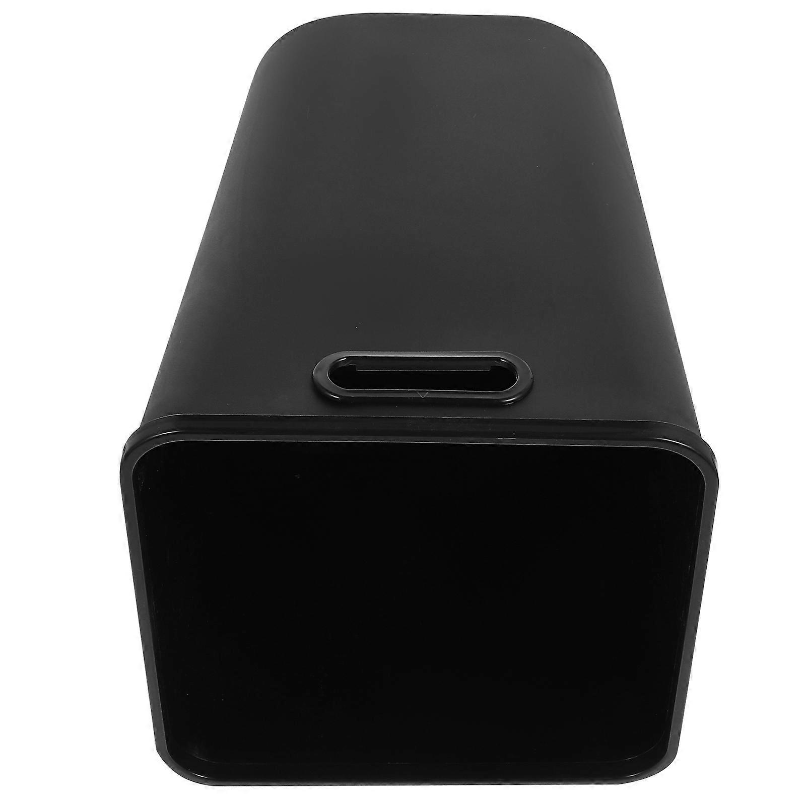 Sleek Minimalist Trash Bin for Kitchen Bathroom Office Bedroom – Enhanced Capacity Sturdy Garbage Basket for Convenient Waste Sorting