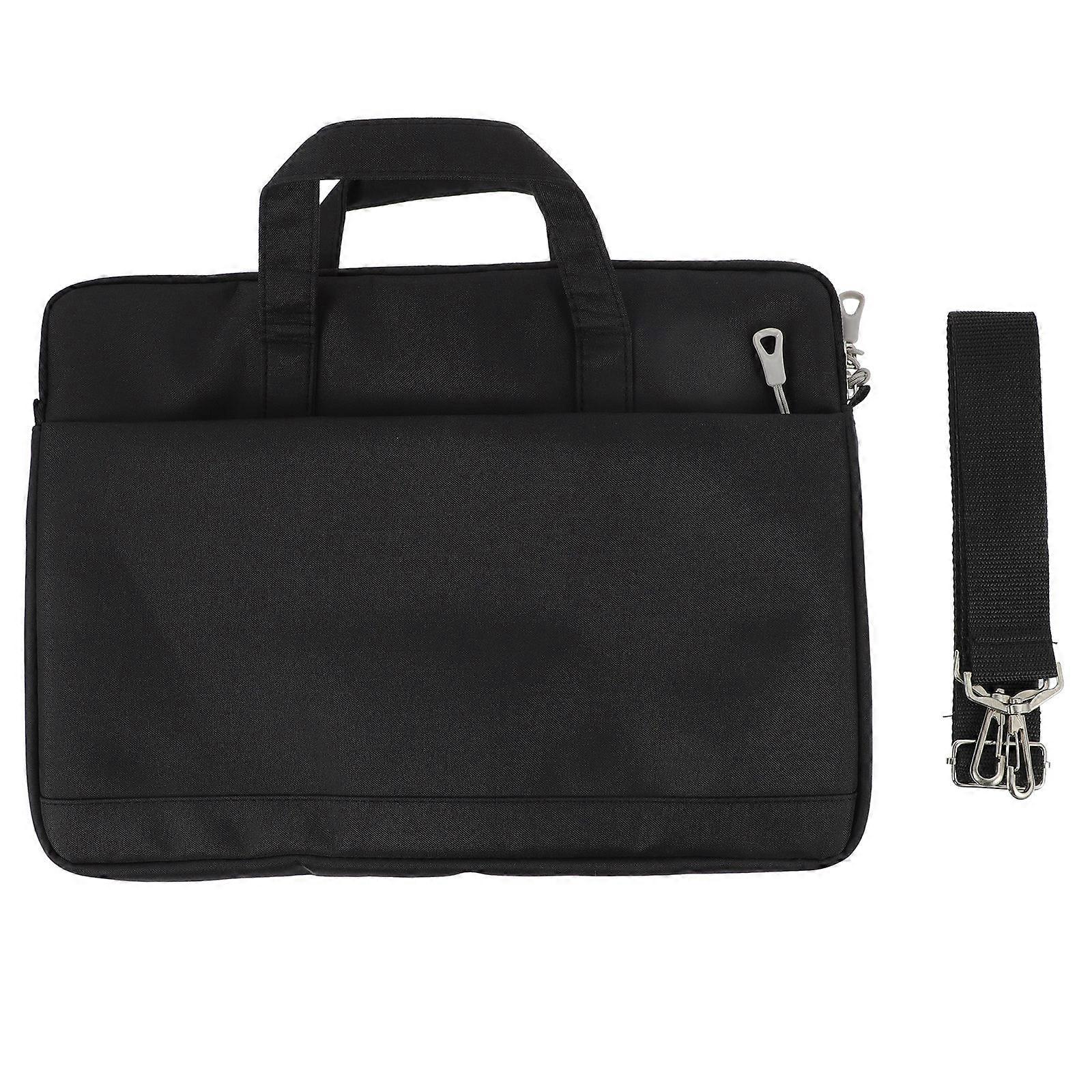 Durable Laptop Pouch For Business Trip And Daily Use With Waterproof Feature In Black Oxford Fabric 1Set