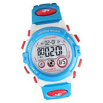 SKMEI 1451 Kids Digital Watch for Boys Girls Children 50M Waterproof Sport Wristwatch with Colorful EL Light/Alarm/Stopwatch/Week/Date Display