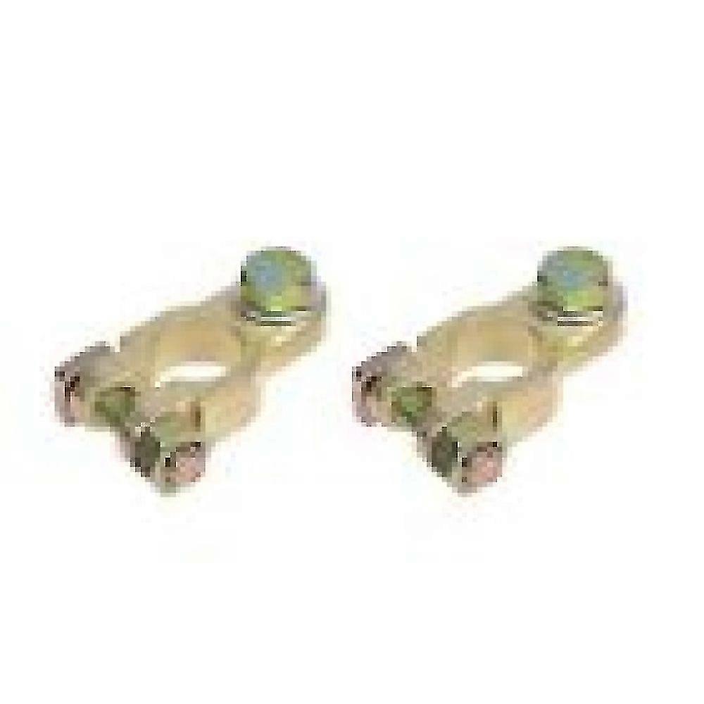 2025 4X battery terminals battery pole terminals M8 SET +- pole terminals plus minus car truck