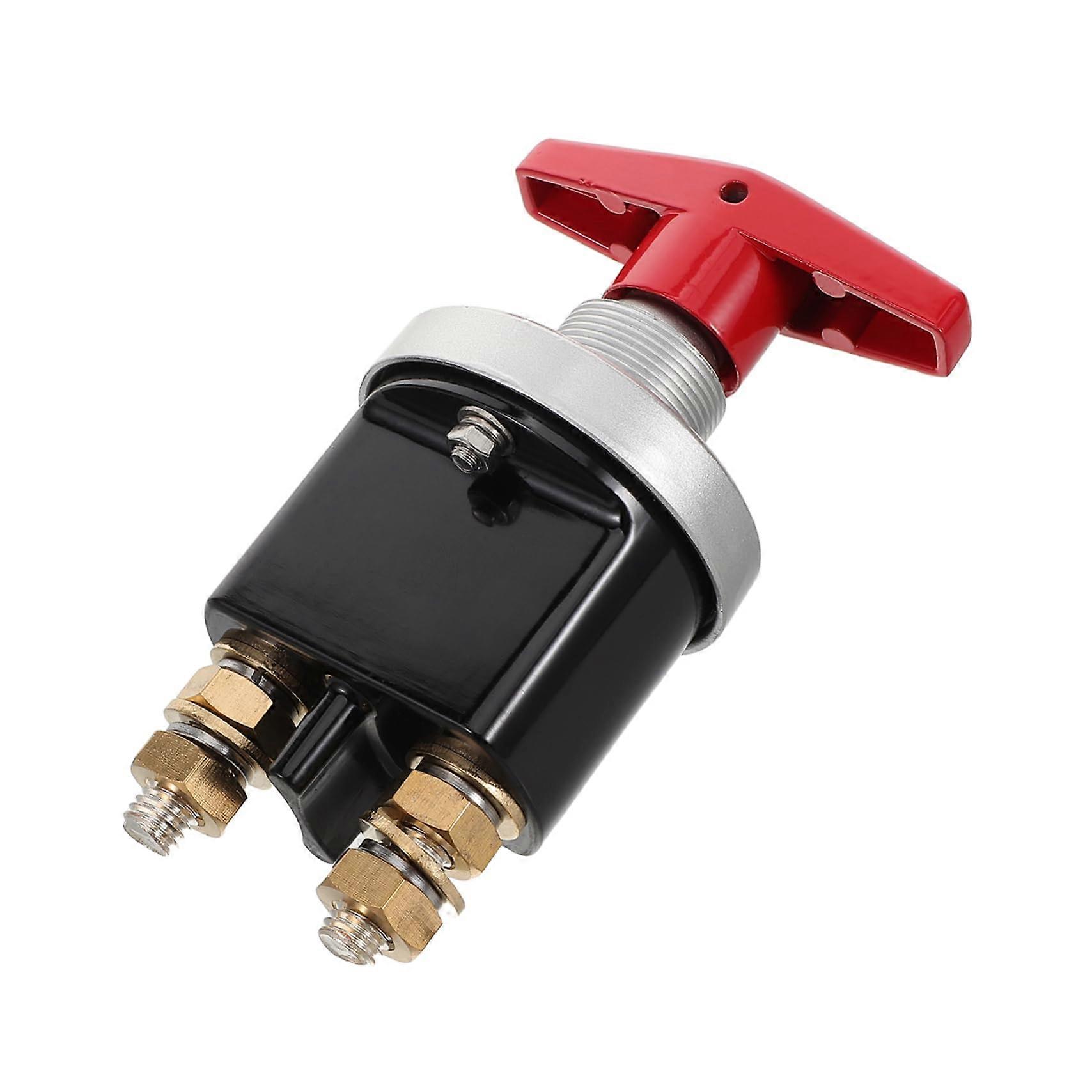 Automobile Battery Switch Copper Terminal Disconnect Yacht Battery Electric Switch Compatible with Marine Batteries