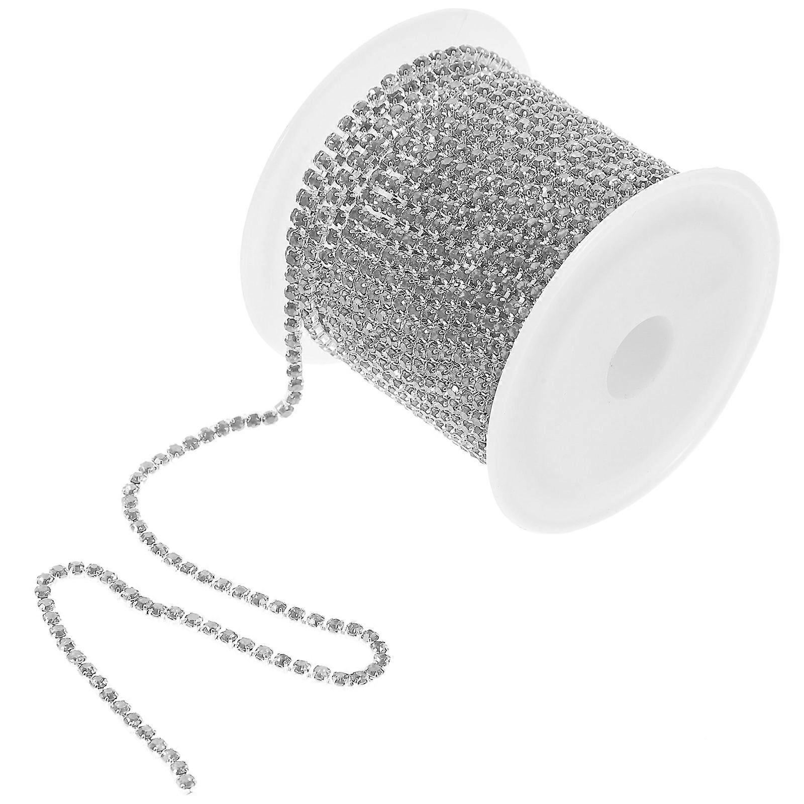 Chain Rhinestone Chain for Decor 1 Roll Wedding Sash Belt