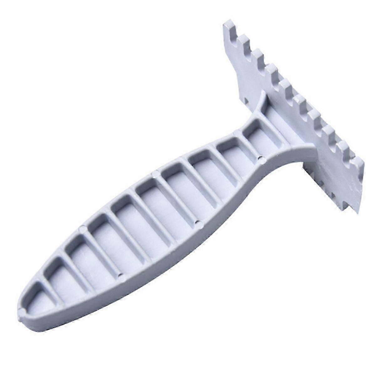 Hive debris cleaning rake for beekeeping with plastic partition board