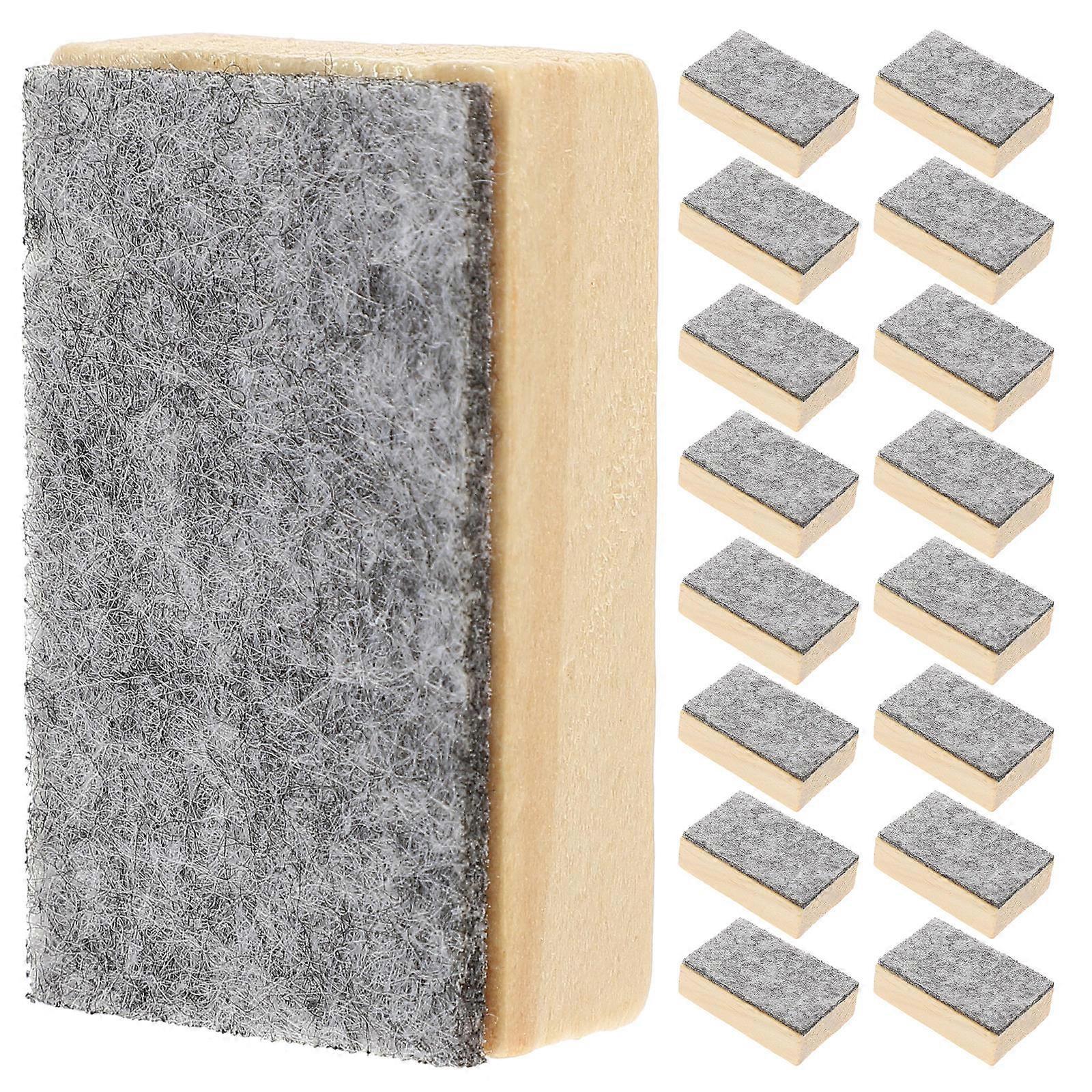 Chalkboard Eraser Wood Felt Cleaner for School Use 80Pcs Set