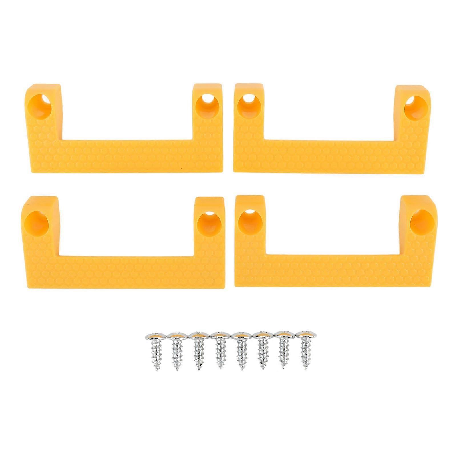Tape Measure Clip, 4-Part, Plastic Tape Measure Holder For Tool Belt, Universal Fits Most Tape Measures