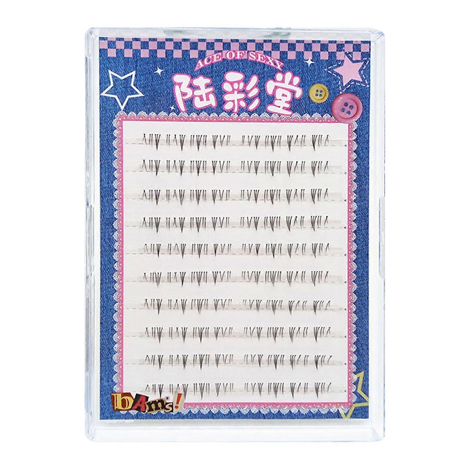 C Curl Bottom Eyelash Extensions Daily Waterproof Eyelashes Clusters