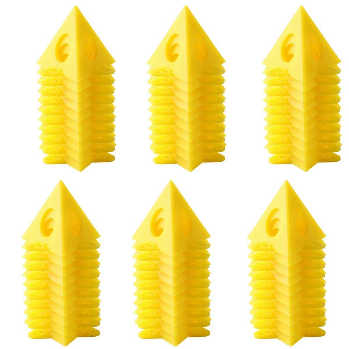 60PCS Mini Paint Stands Triangle Paint Pads Pyramid Stand