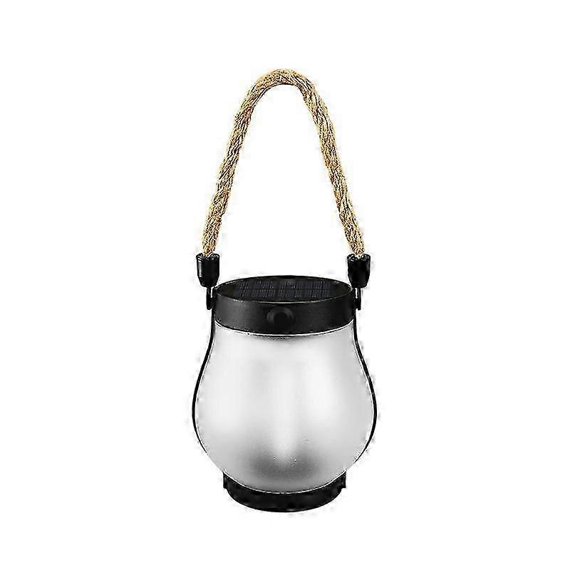 Dancing Flame Solar Lantern Outdoor Lights, Flame Solar Lanterns for Outside