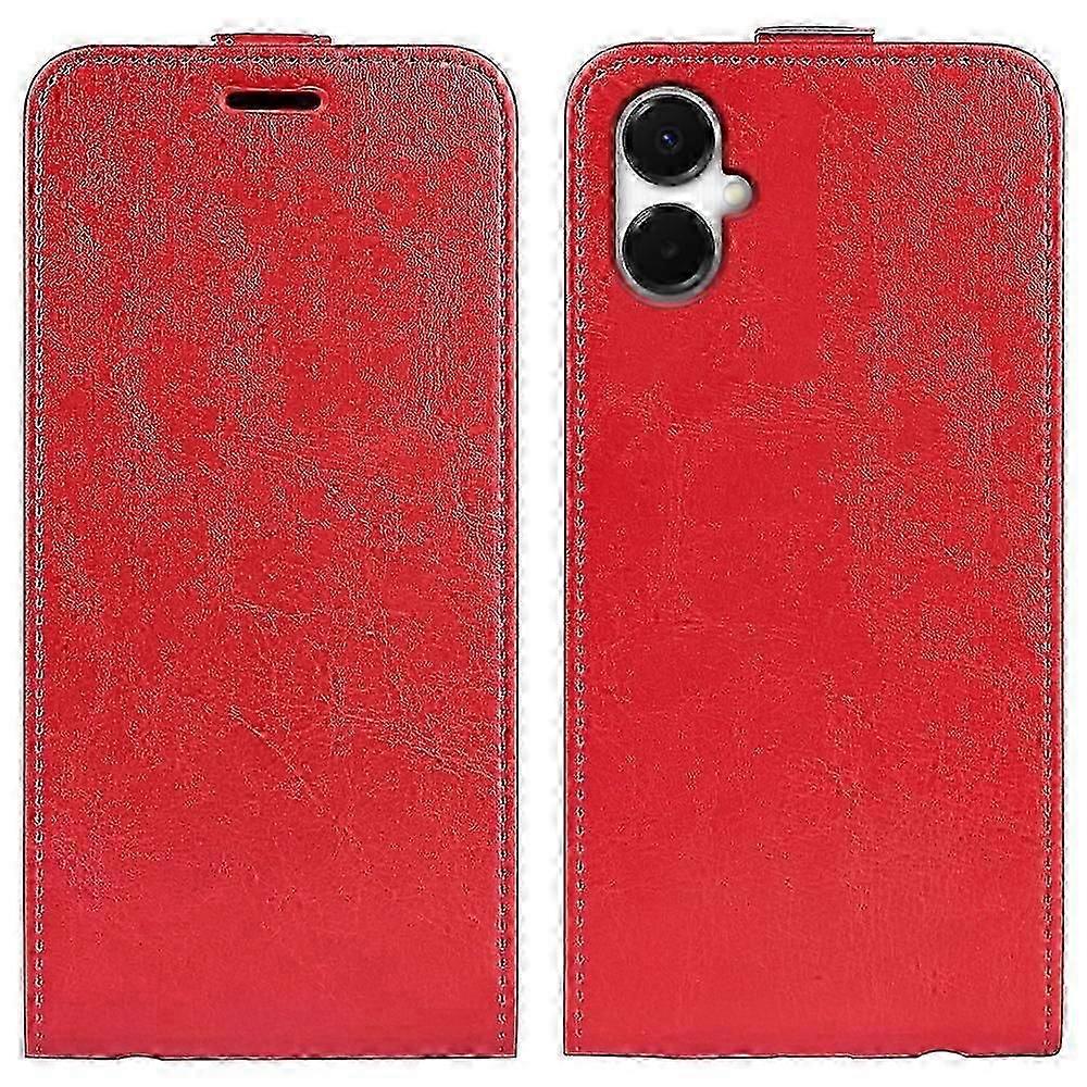 R64 Texture Vertical Flip Leather Phone Case