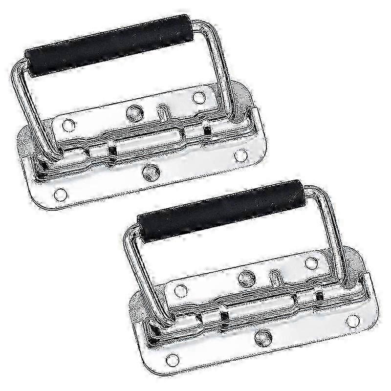 2Pcs 304 Stainless Steel Spring Handle Prop Box Tool Suitable for Aluminum Box Handle Activity Folding Edition 0820