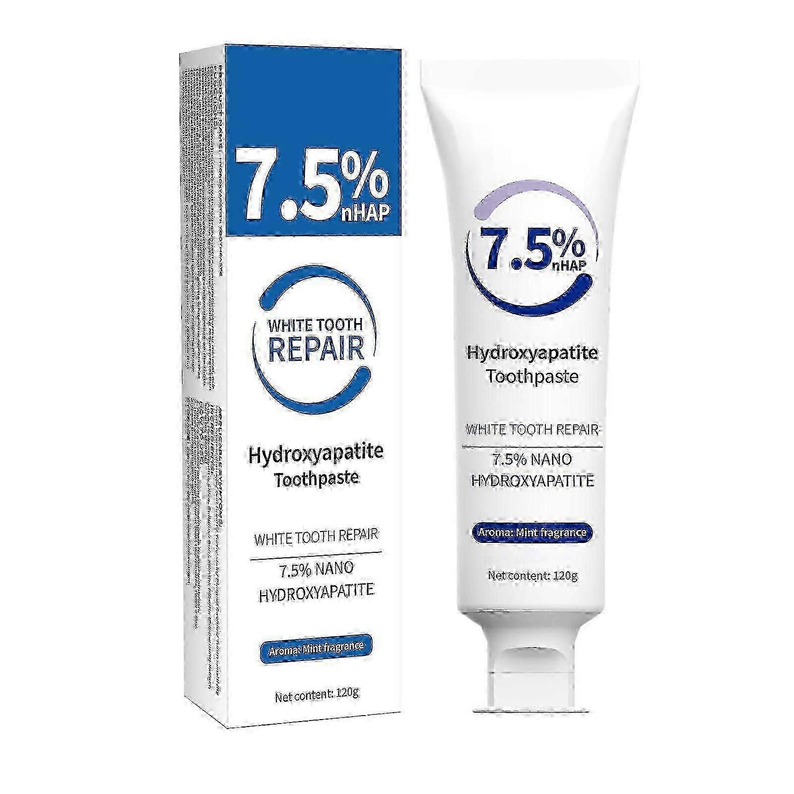 Hydroxyapatite Toothpaste For Advanced Enamel Protection, Gentle An...
