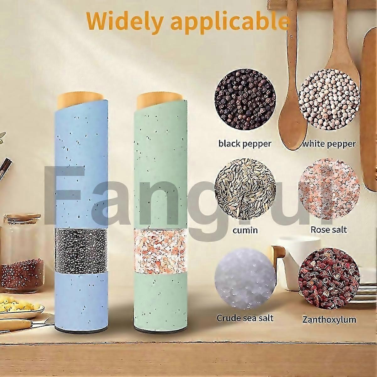 For 2pcs Electric Salt And Pepper Grinder Automatic Operation