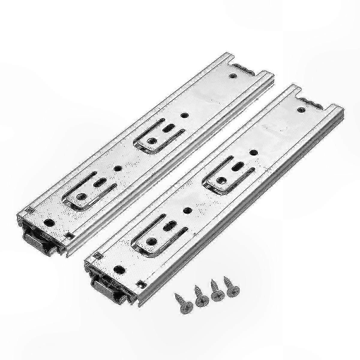 Pair of 20cm Drawer Slides with Ball Bearings for Cabinet Hardware