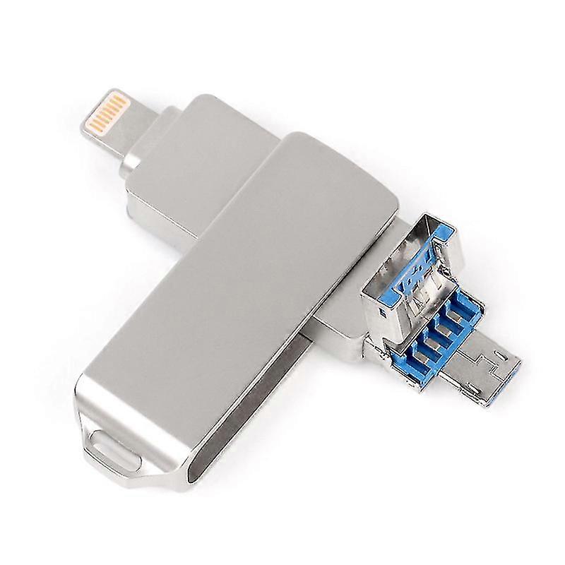 Flash-Laufwerke 3 in 1 128 GB USB-Stick mit großer Kapazität 3.0 für Auto-Computer Dual-Purpose-USB-Flash-Laufwerk Typ-c m Walkbee 6320 B