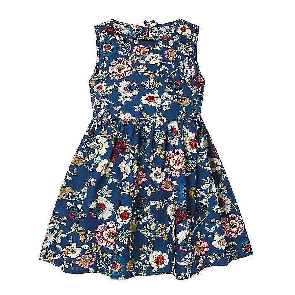 Infant Baby Kids Girls Sleeveless Floral Swing Mini Dress Holiday Beach Sundress 2025