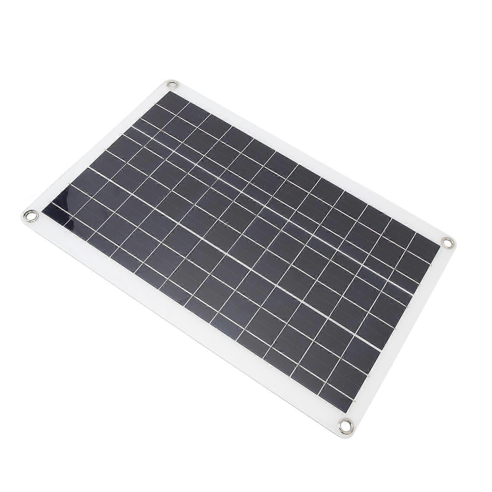 2PCS 18W 18V Poly Solar Panel Kit USB Type C DC Charger 420x280mm