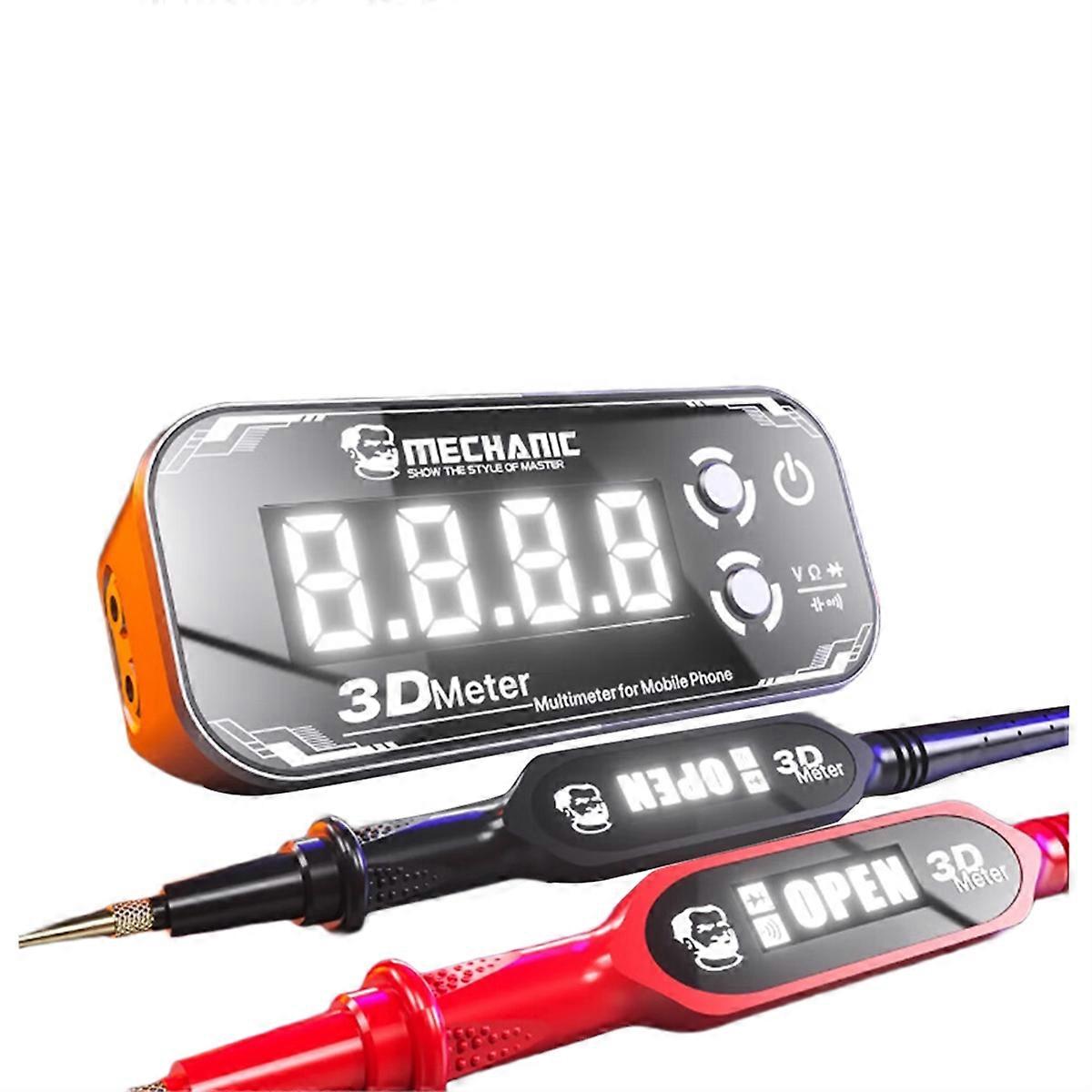 3.0 Multimeter 3D Meter 3 Screen Display for Mobile Phone Repair Voltage Current Resistance Measurement Tool