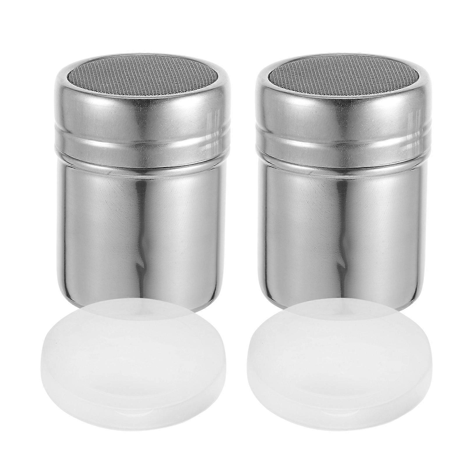 It seems like you're referring to a product listing or description for a **stainless steel powder shaker**. If you'd like help improving or rewriting