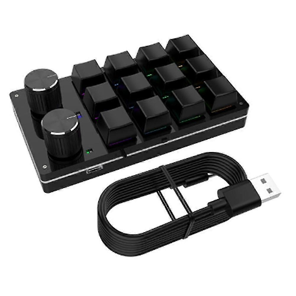12-key Bluetooth wired custom drawing programming compact keyboard shortcuts copy and paste one-key