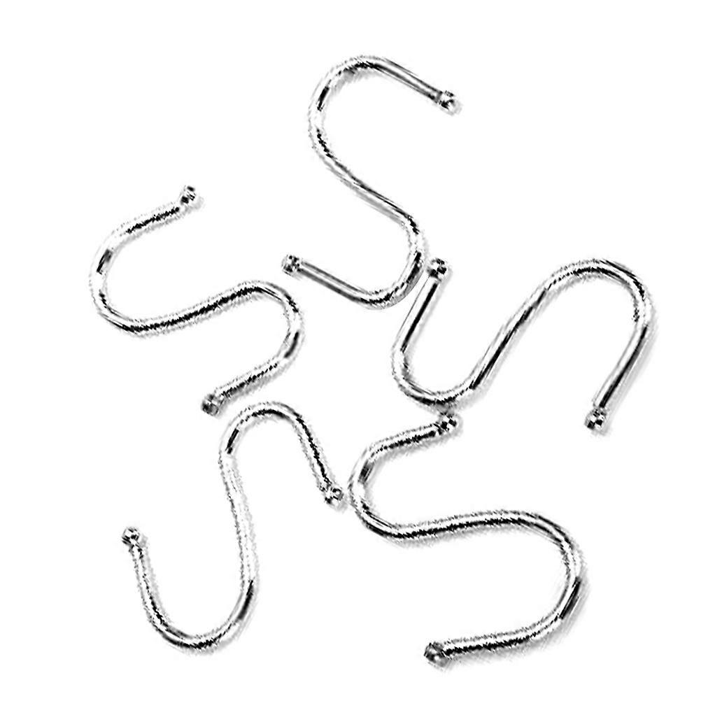 Metal Hook Rack for Hanging Clothes and Hat 30Pcs Rustproof Hangers