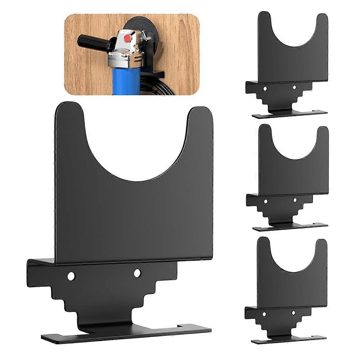 Angle Grinder Stand 4 Pieces,Angle Grinder Stand with Disc Hook Rack and Wire Rack, Wall Mounted Pow