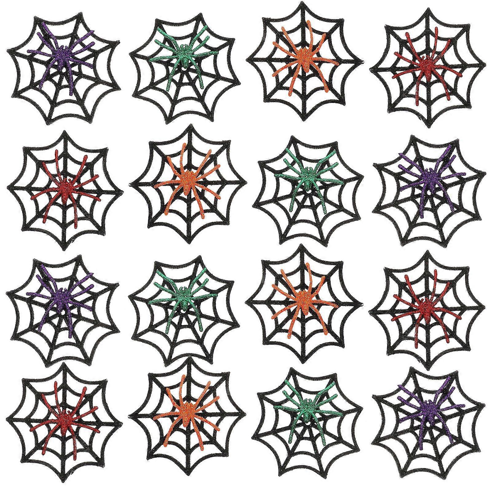 1 set of Halloween Party Layout Props Simulation Spider Webs Decorative Spider Webs