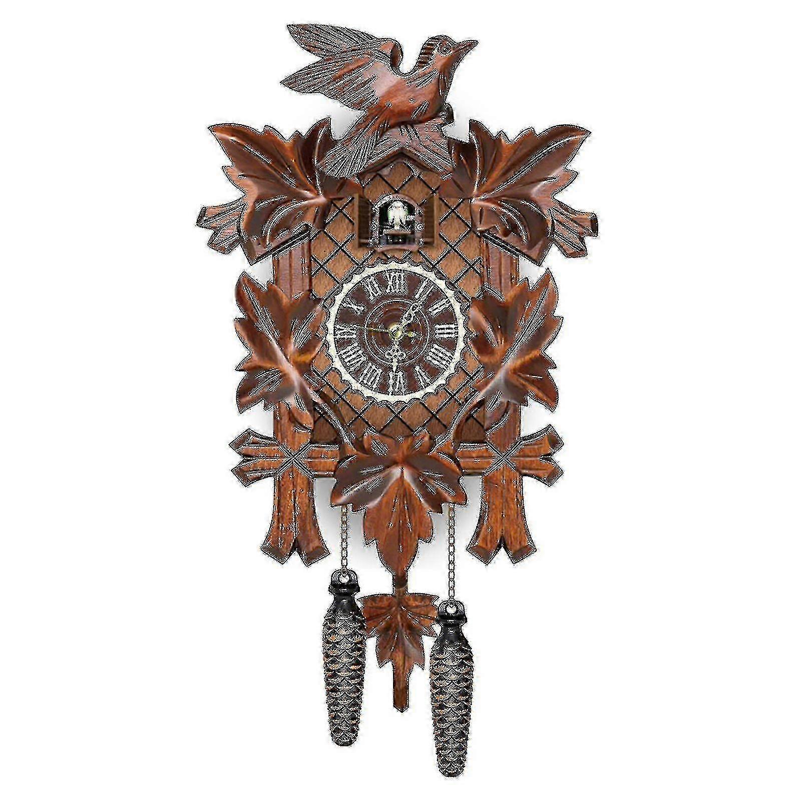 Orologio a cucù in legno in stile nordico Design tedesco della Foresta Nera