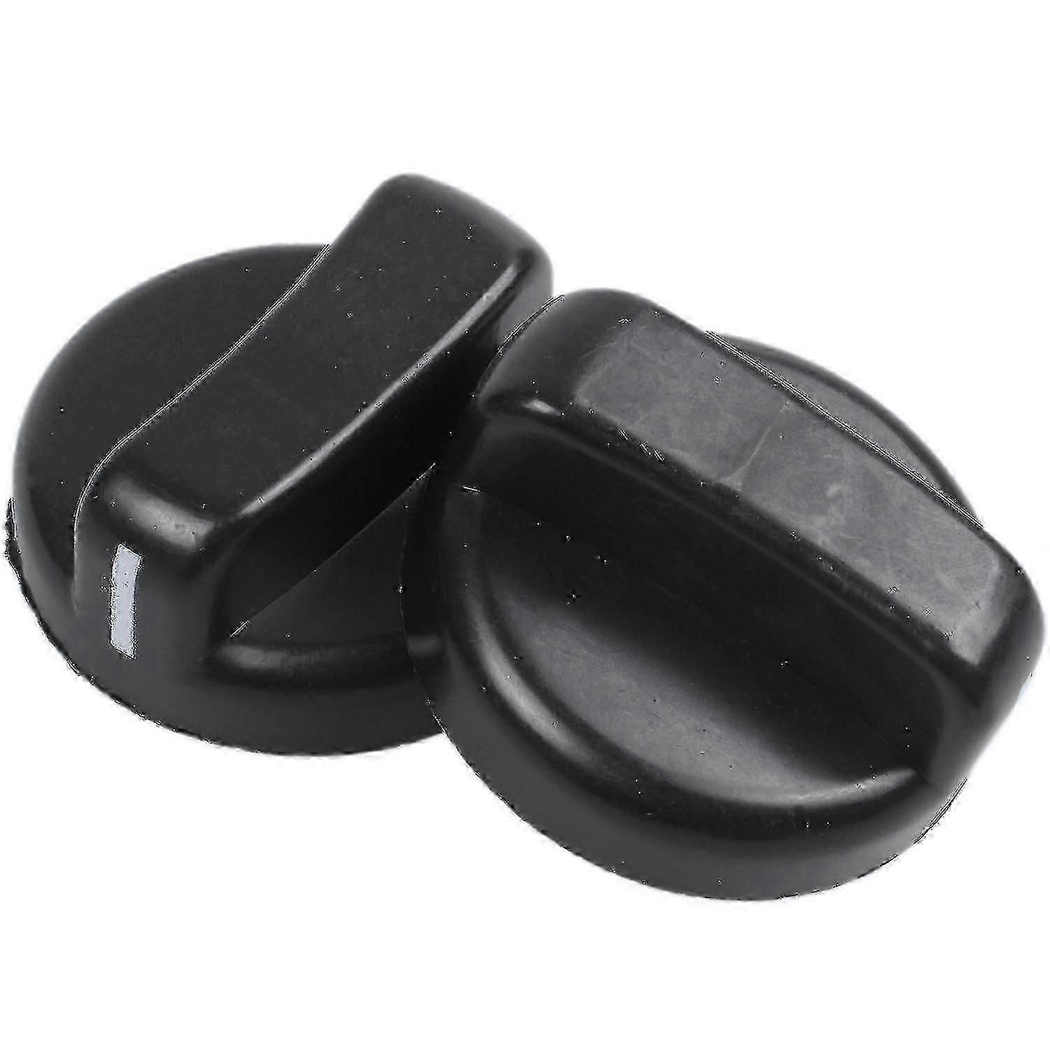 5Pcs Black Plastic Gas Cooker Control Knobs Replacement Parts for Hob Stove Kitchen