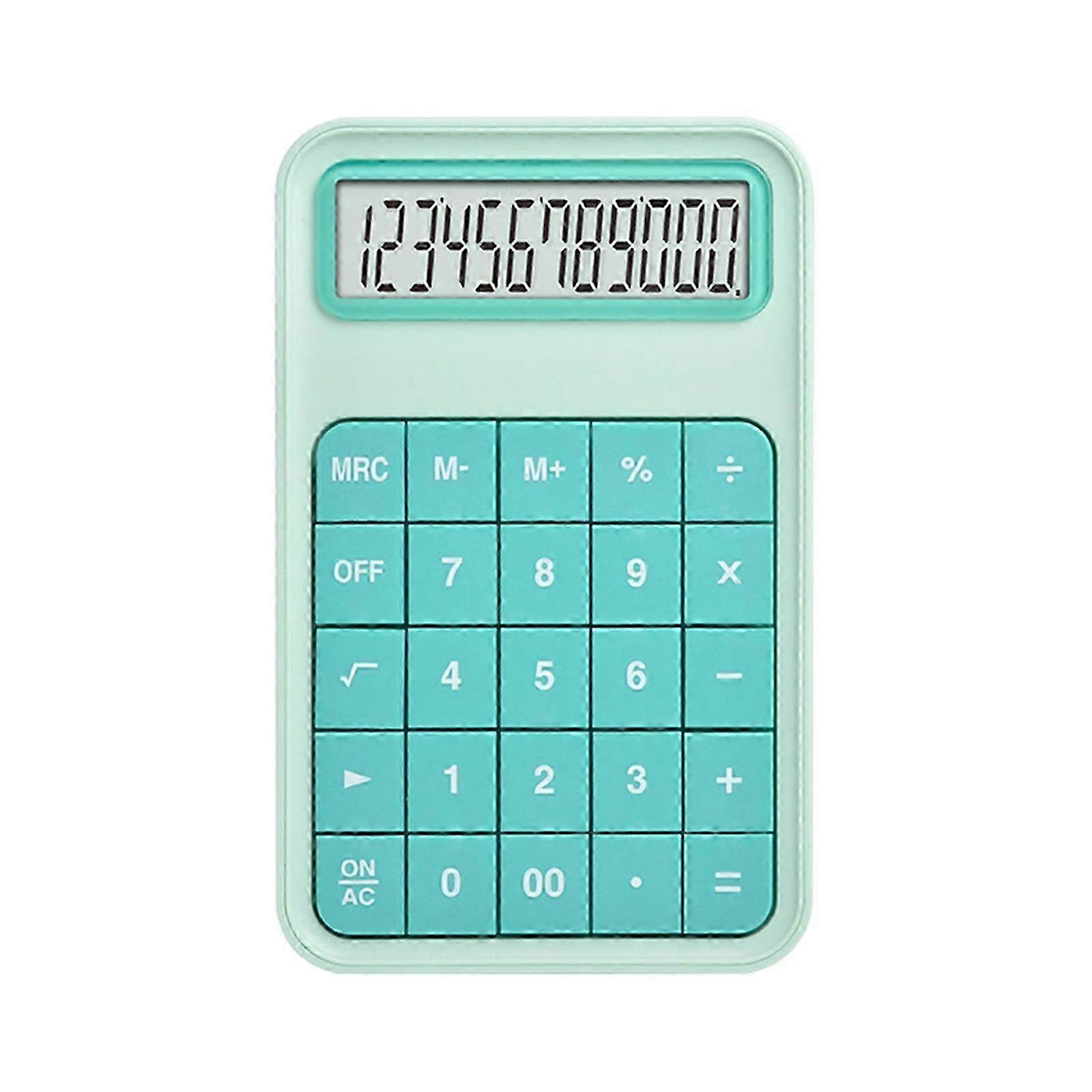 2025 Office Supplies Desktop Tablet Calculator Simples Ultrathin 12Digit Screen Display Clear and Easy To Open and Read Office Student Business Gift C